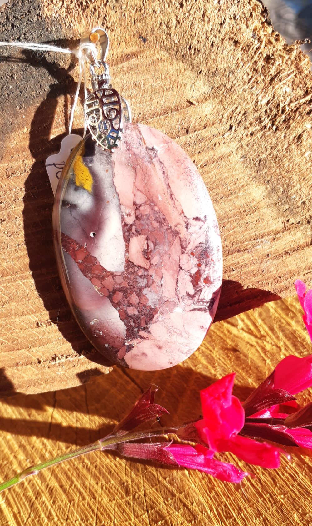 Pendentif en JASPE PORCELAINE