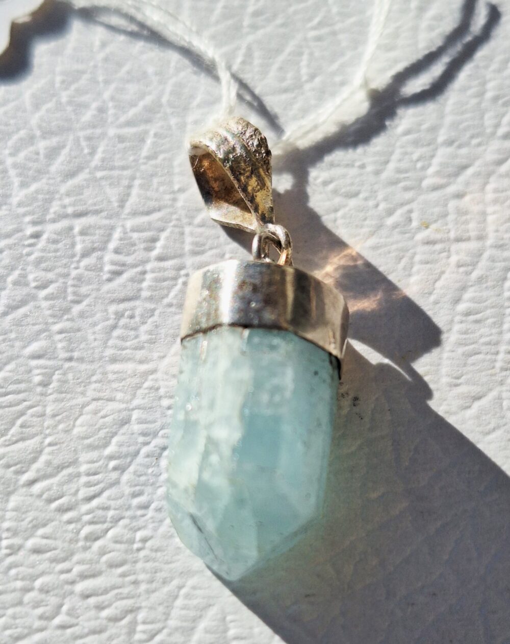 Pendentif en AIGUE MARINE
