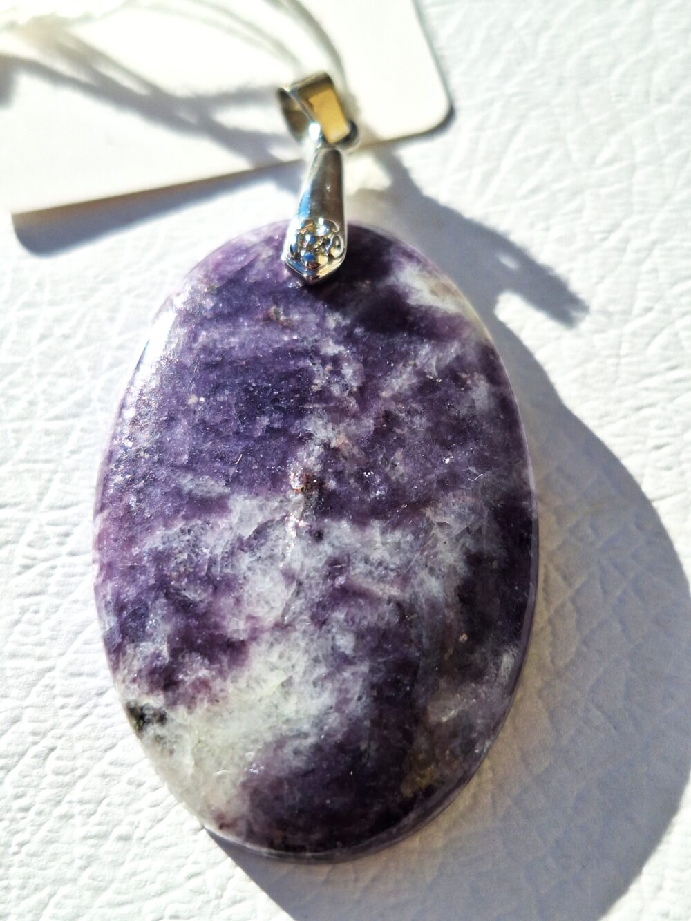 Pendentif en LEPIDOLITE