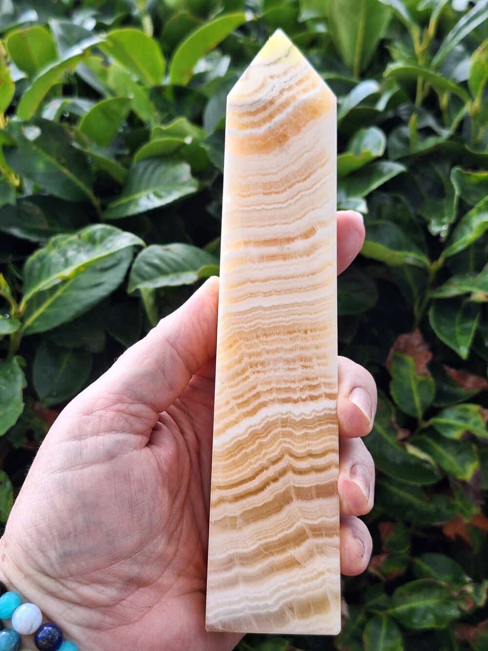 Tour pointe en calcite orange