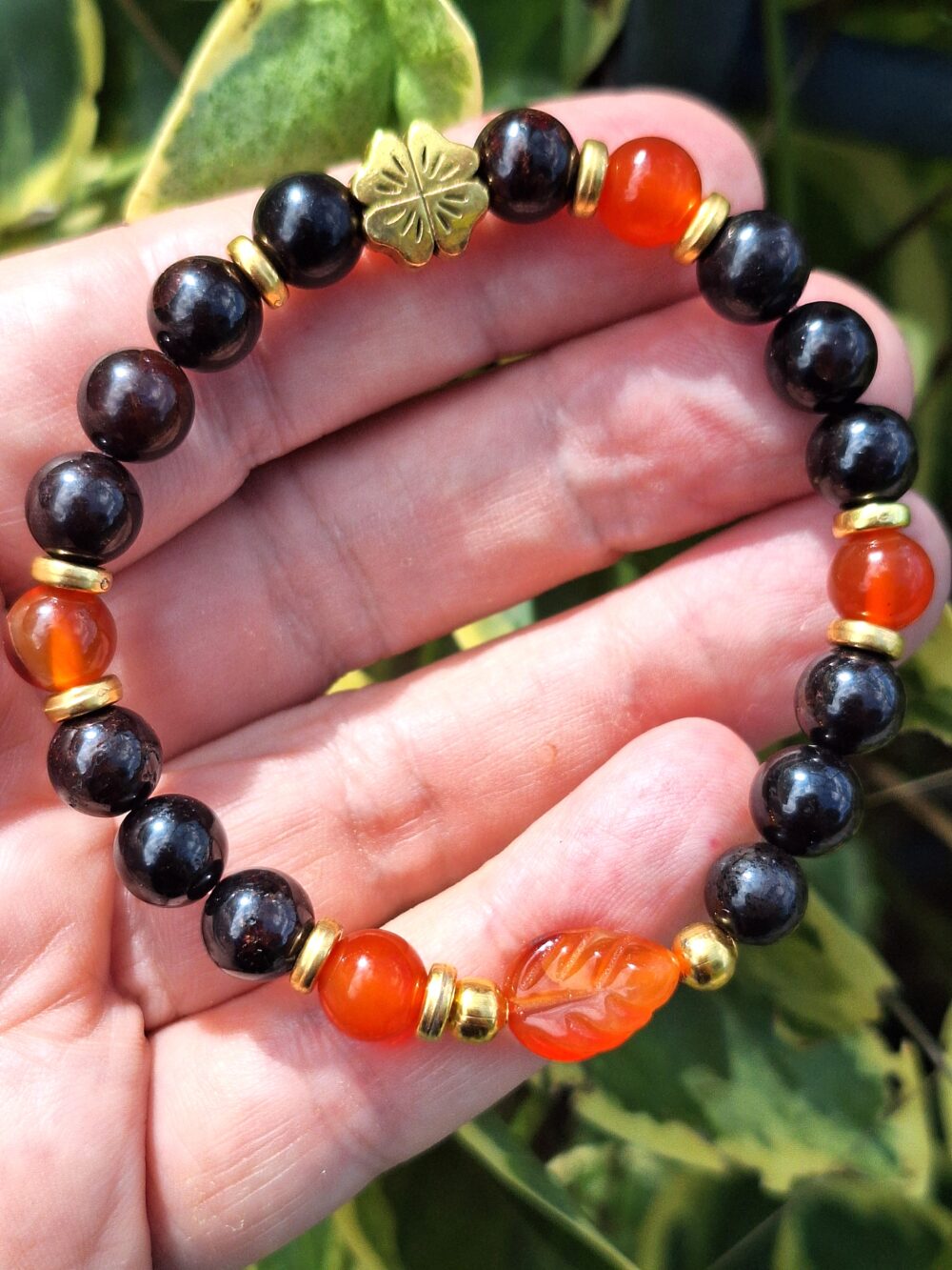 Bracelet passion  Cornaline et Grenat – Image 2
