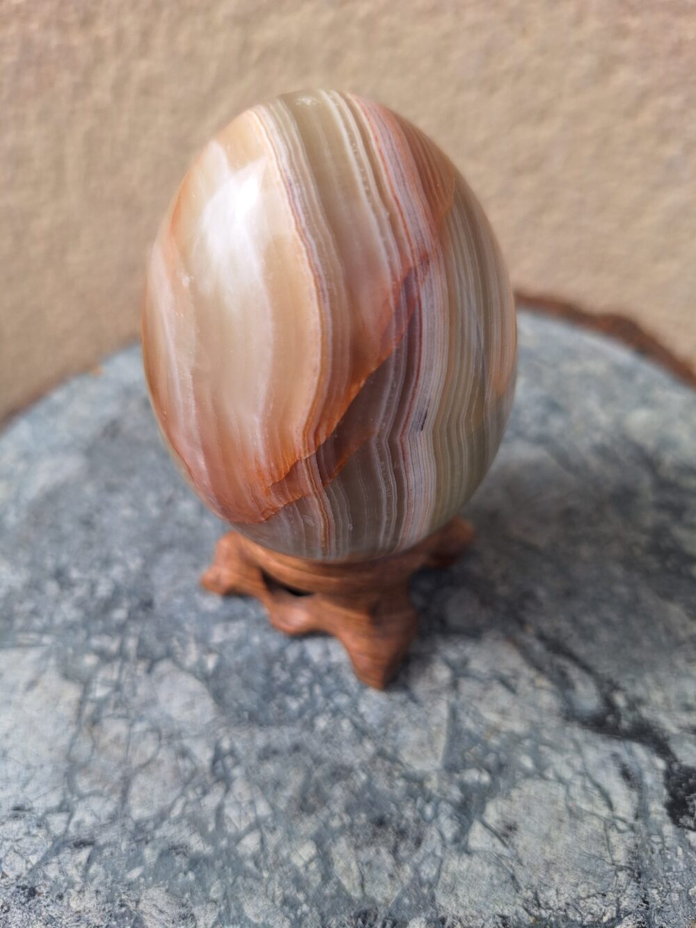 Oeuf en onyx vert – Image 2