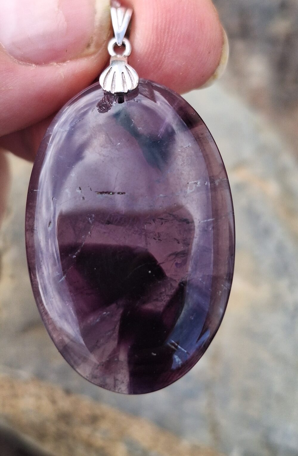 Pendentif en Améthyste étoilée – Image 3