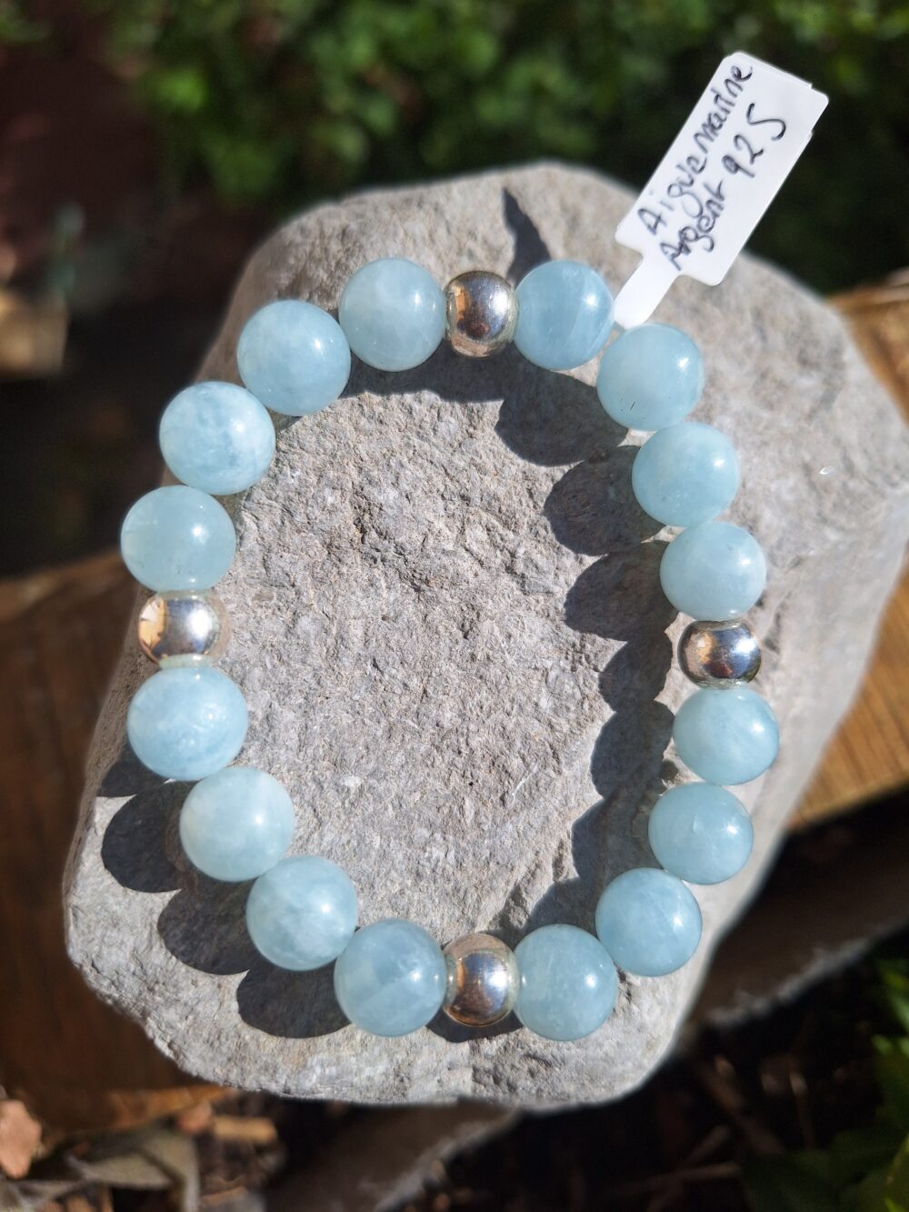 Bracelet aigue marine