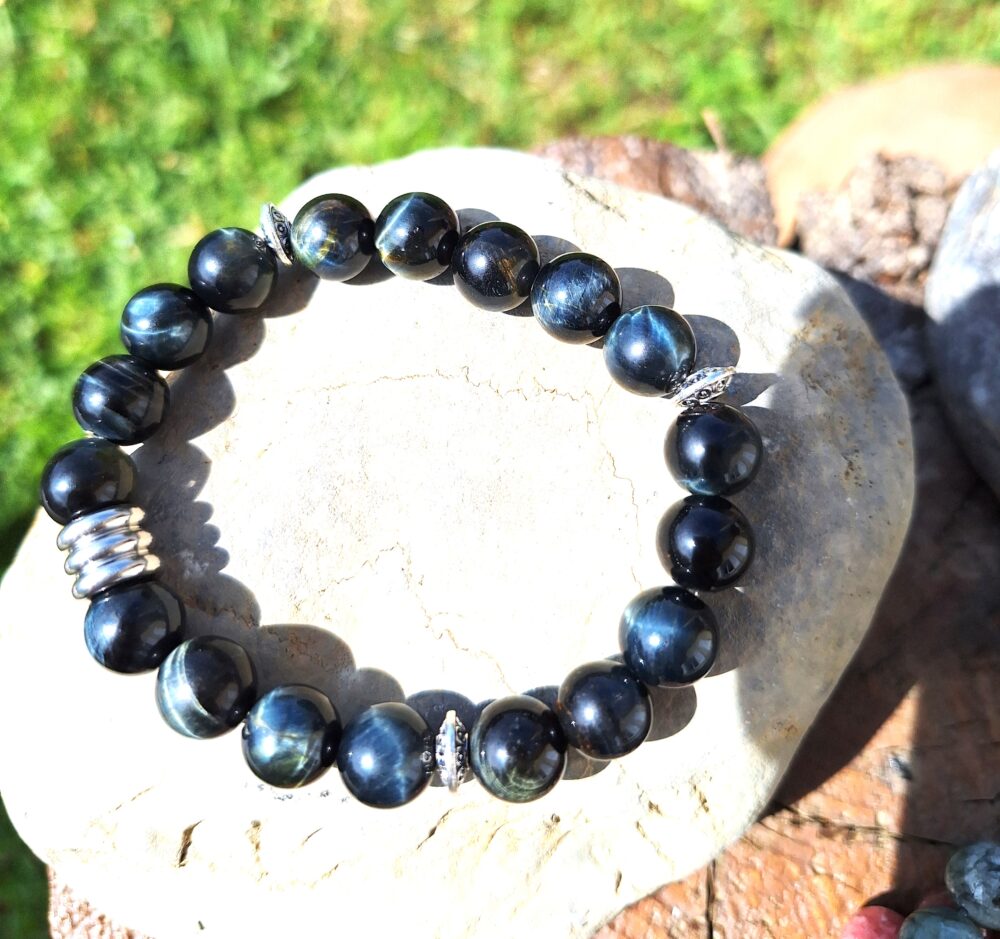 Bracelet 10 mm Oeil de faucon