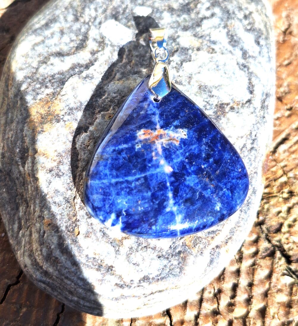 Pendentif en Sodalite
