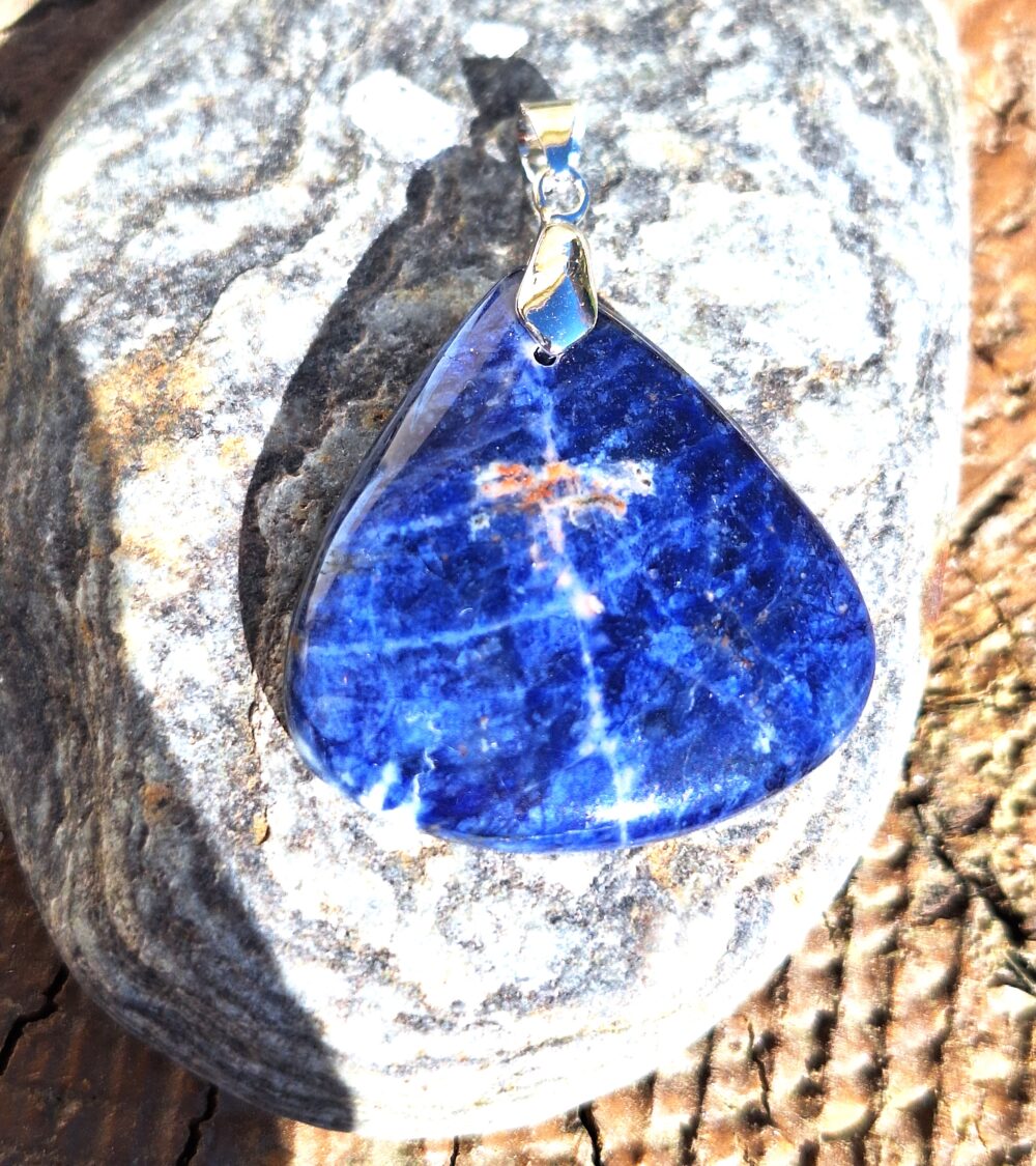 Pendentif en Sodalite
