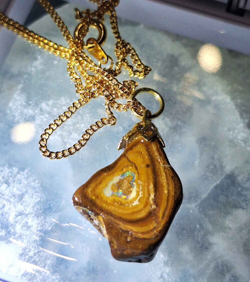 Pendentif Opale boulder