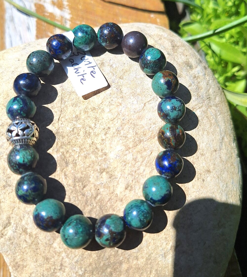 bracelet azurite malachite