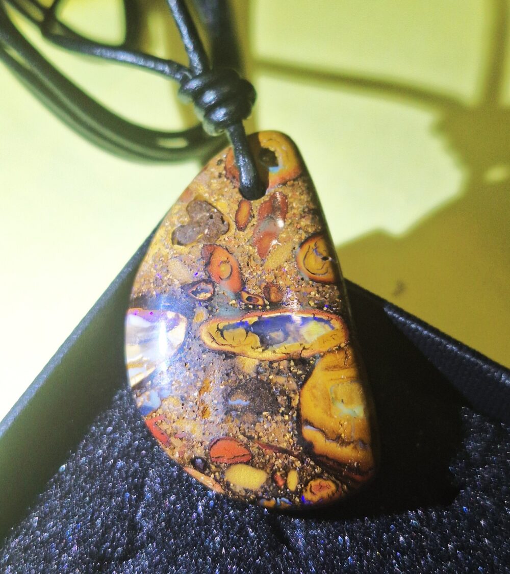Pendentif Opale boulder