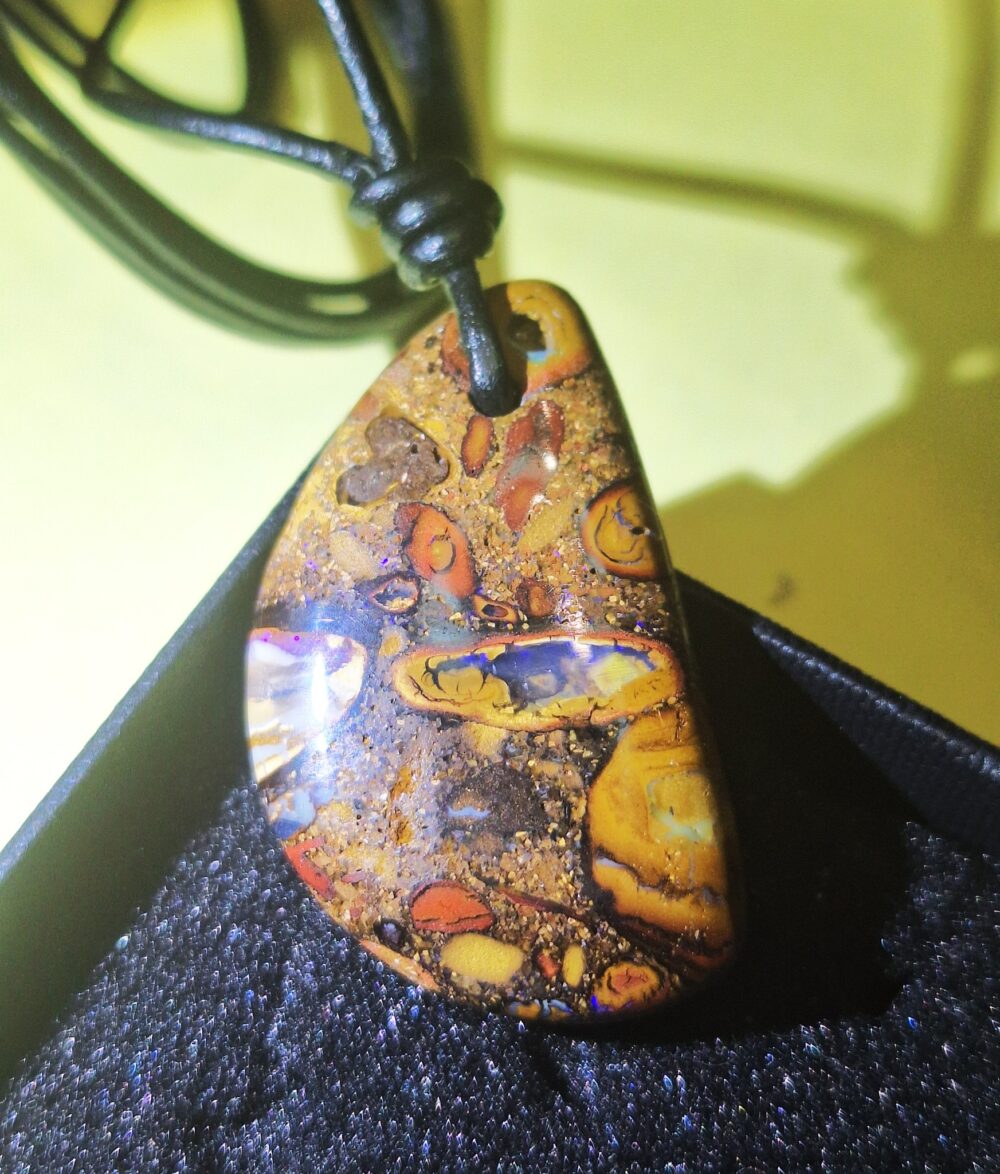 Pendentif Opale boulder