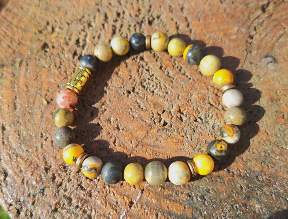 Bracelet jaspe bumblebee