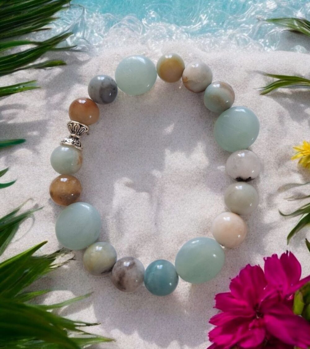 Bracelet palets Amazonite