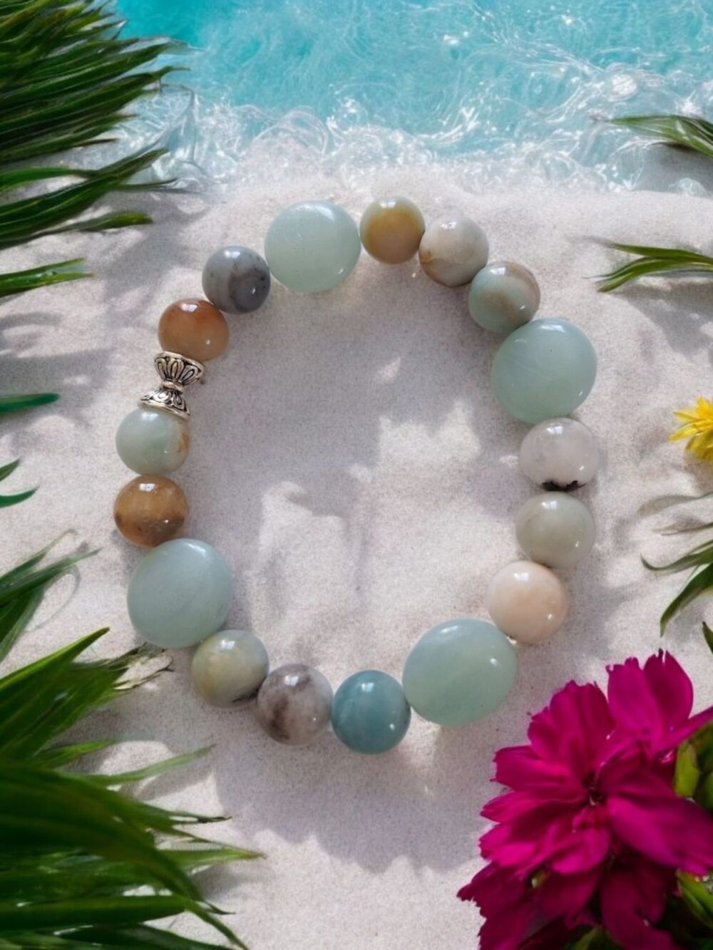 Bracelet palets Amazonite