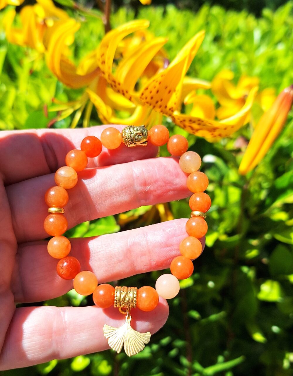 Bracelet Aventurine orange