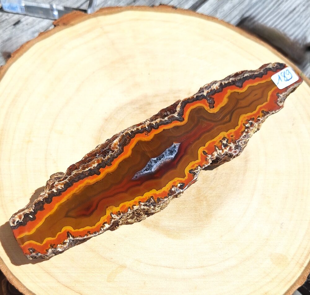Tranche Agate du Maroc