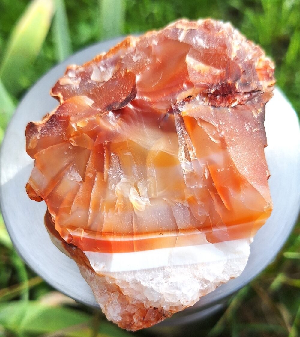 Pierre brute de Cornaline