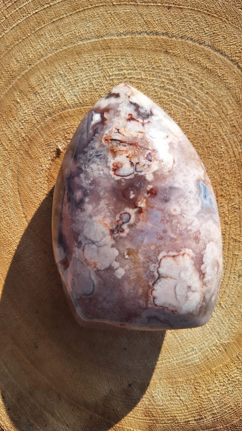 Agate fleur Sakura  forme libre – Image 3