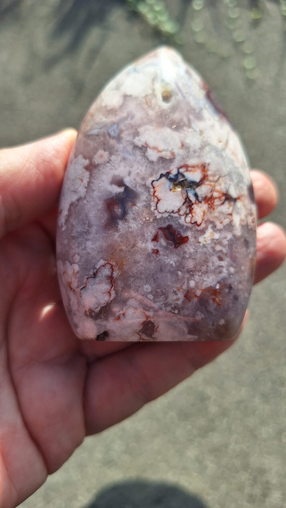 Agate fleur Sakura  forme libre