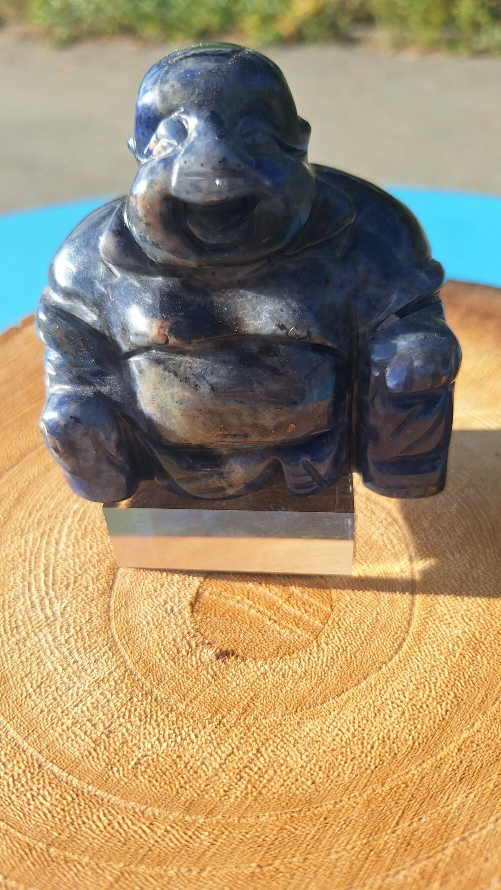 Bouddha en Sodalite