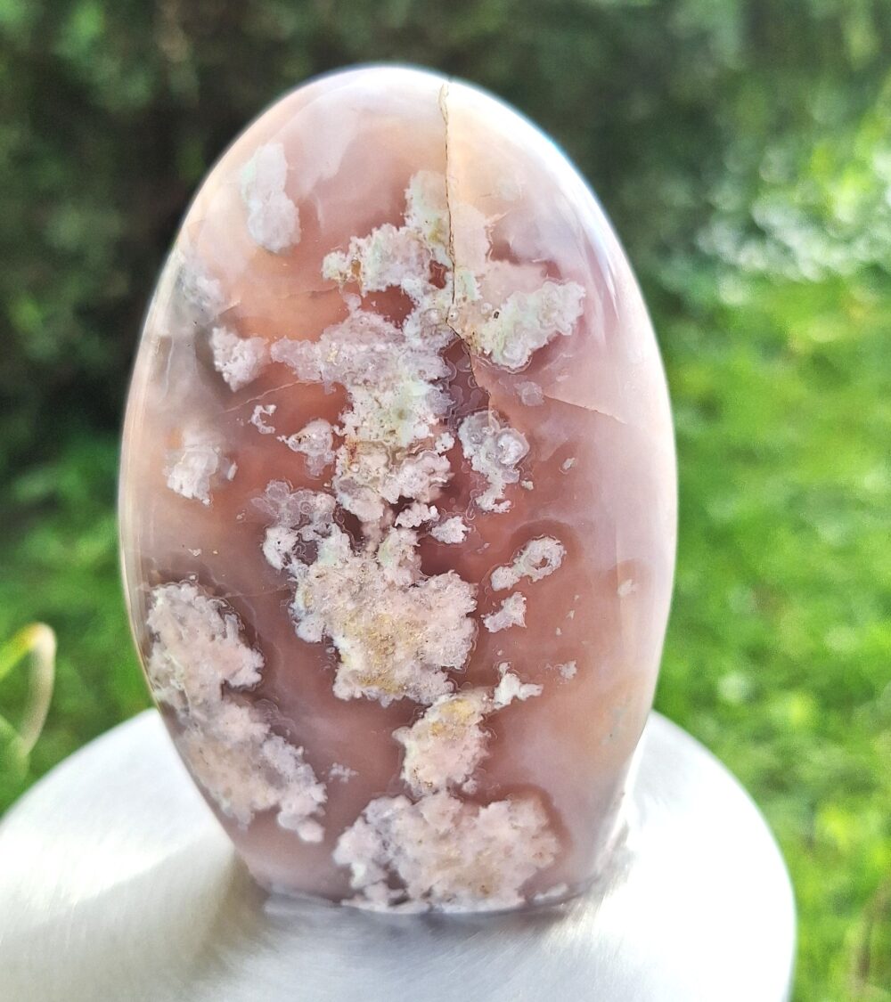 Agate fleur Sakura  forme libre