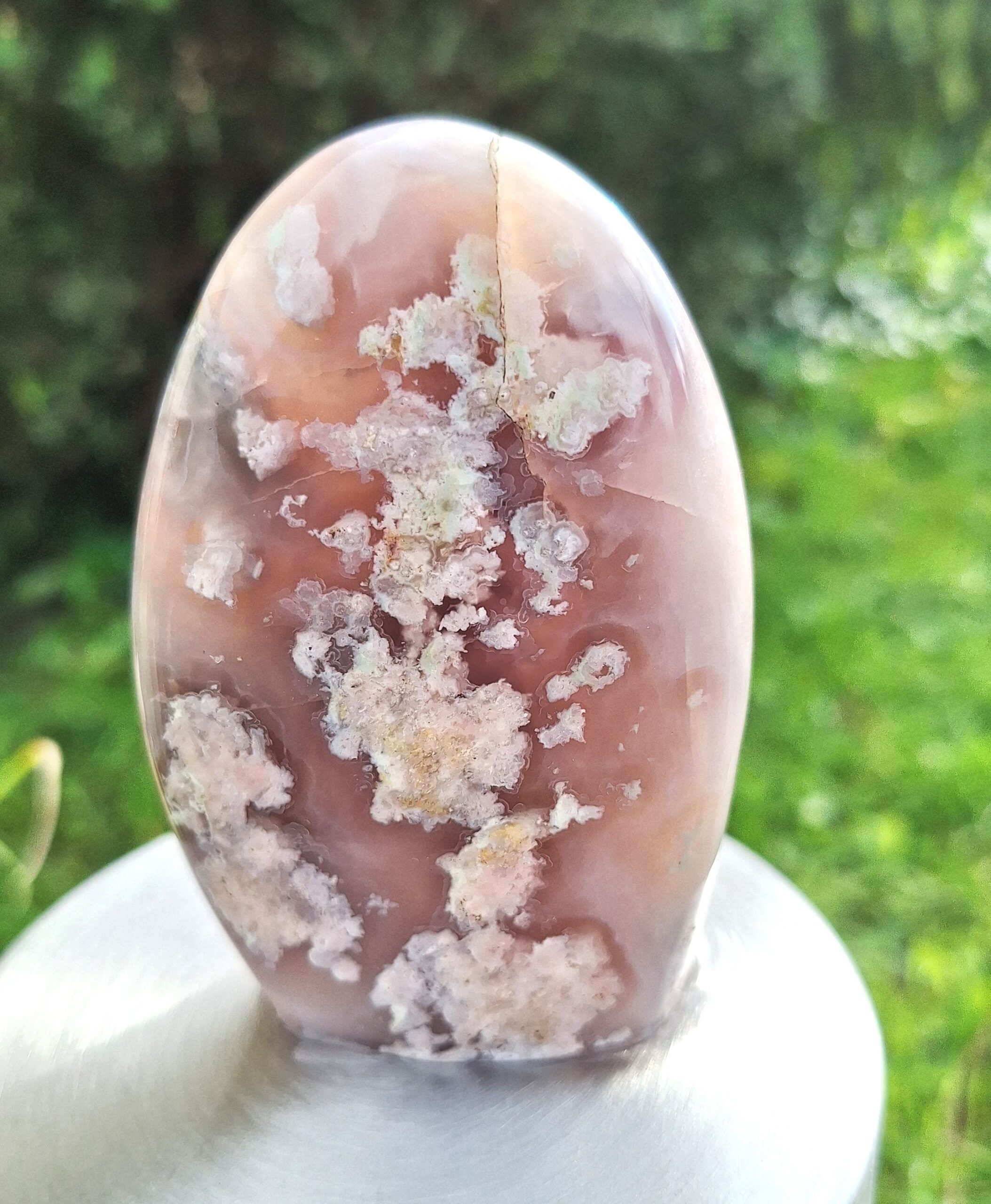 Agate fleur Sakura  forme libre