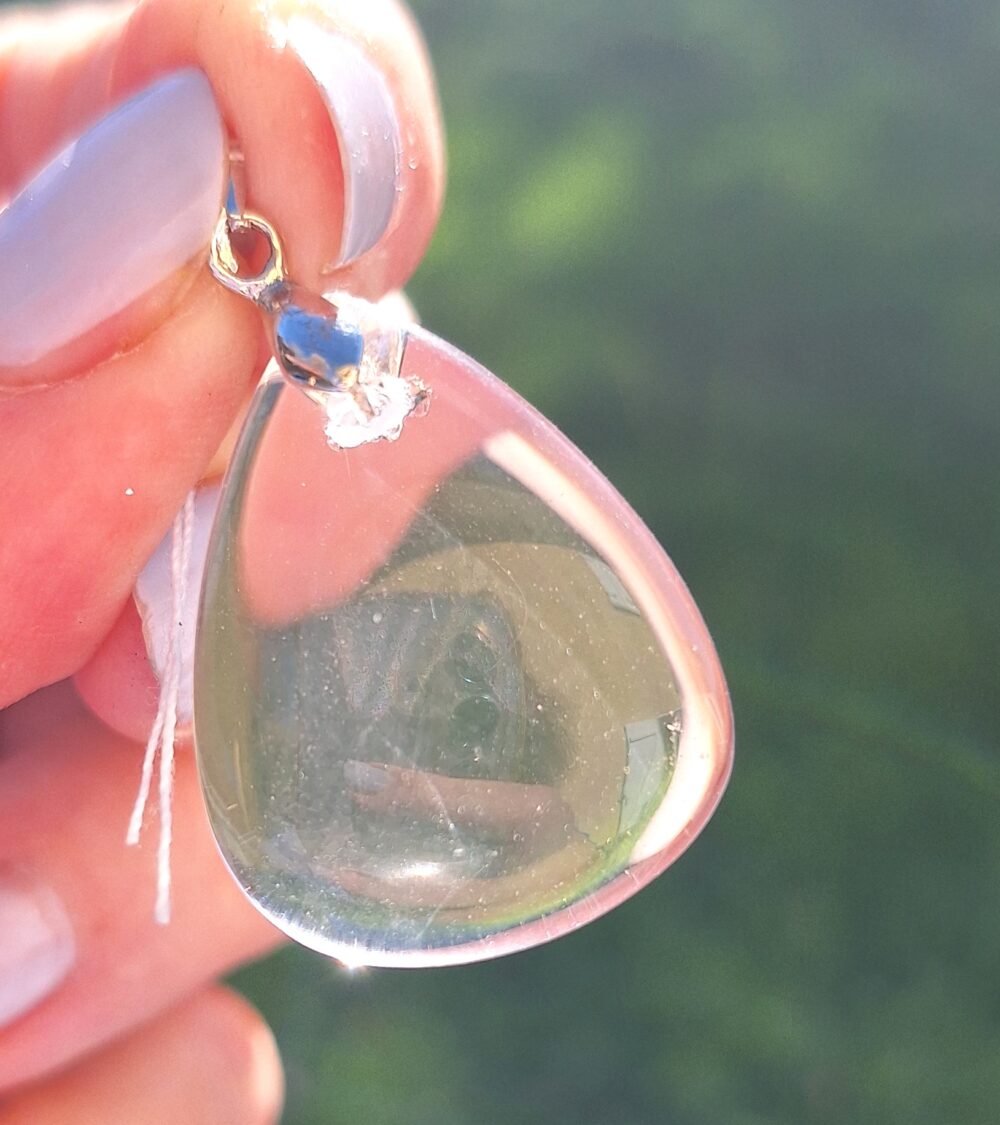 Pendentif en Cristal de Roche